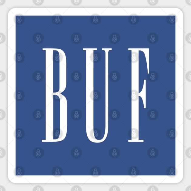 BUF Buffalo Gap Style Magnet by Carl Cordes